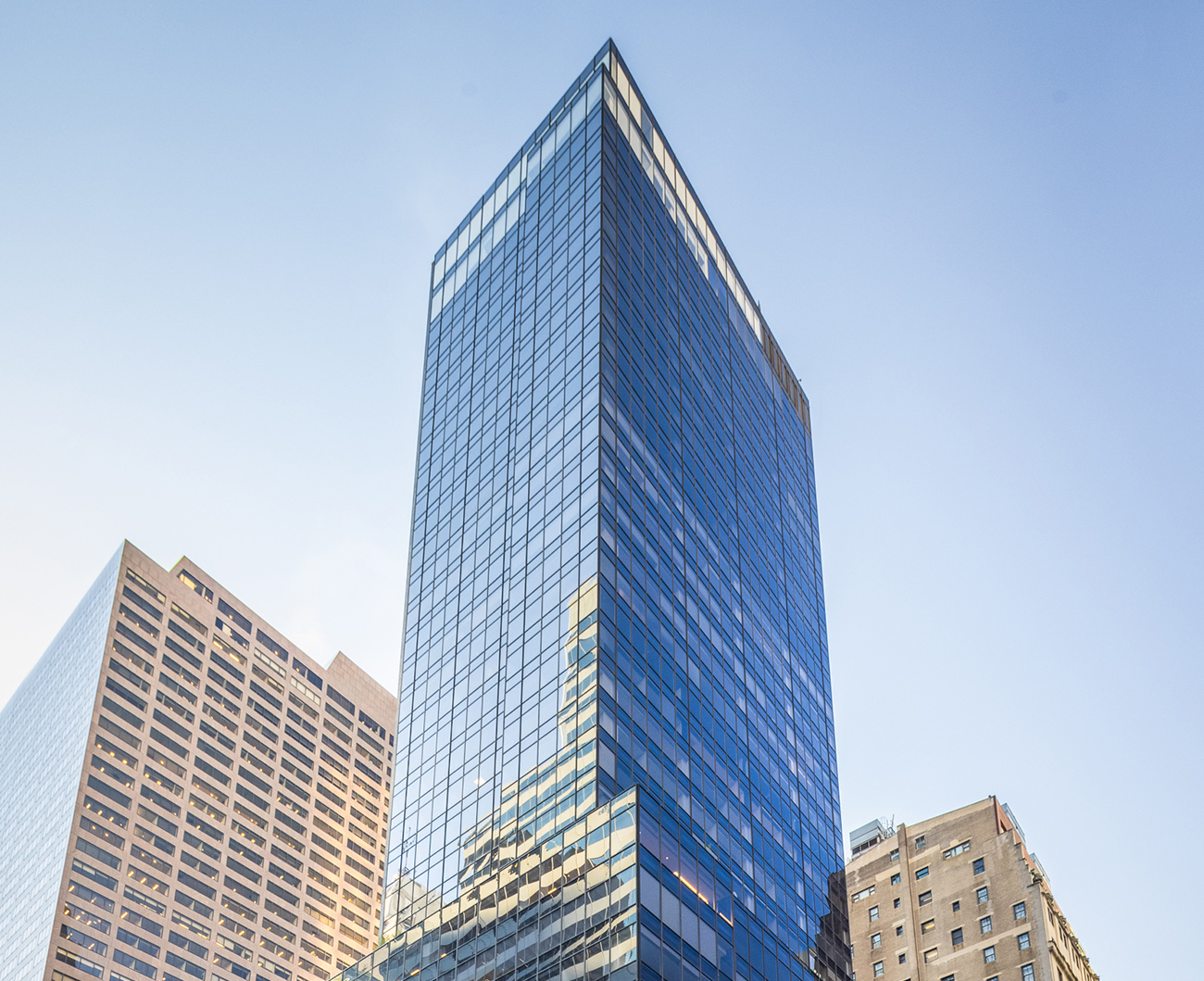 Exterior view of the 540 Madison building in New York City.